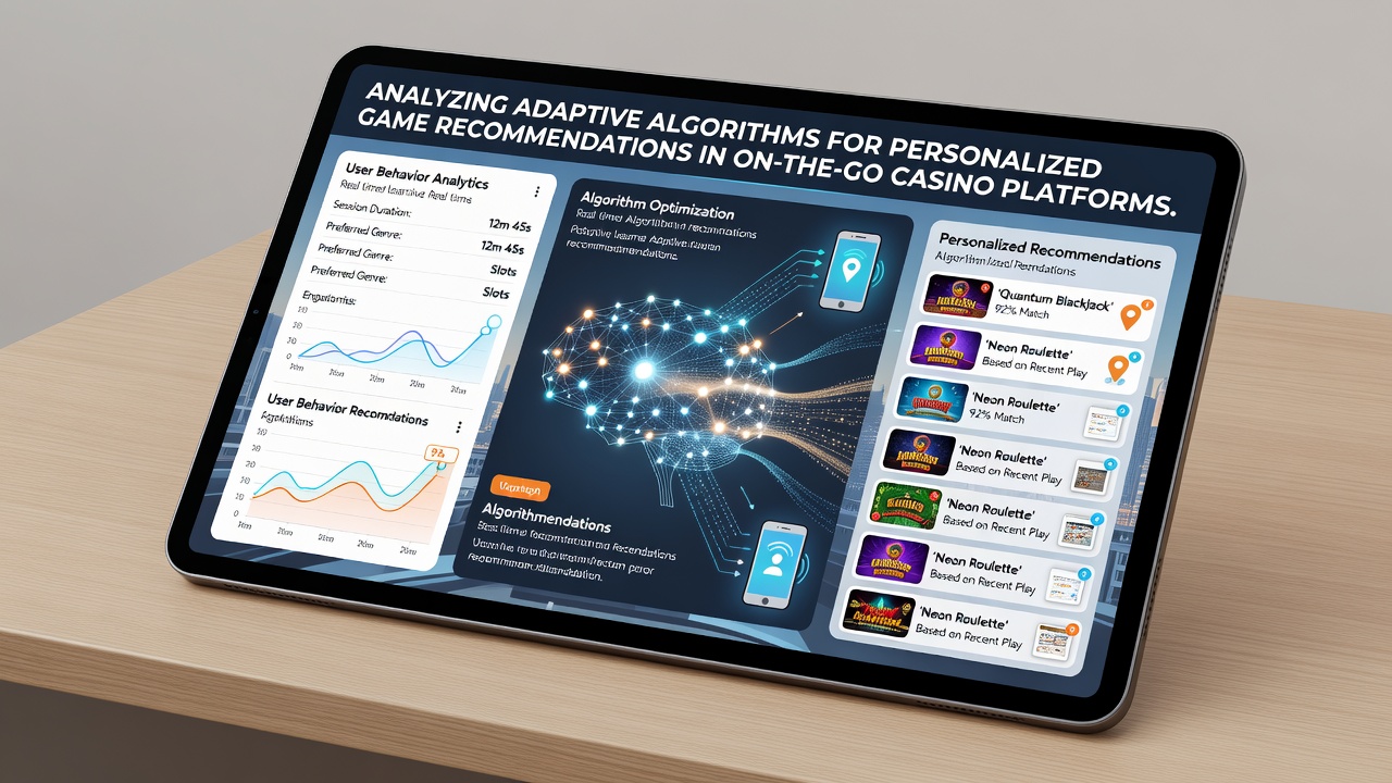Data flow diagram showing how mobile casino algorithms process player behavior into personalized suggestions