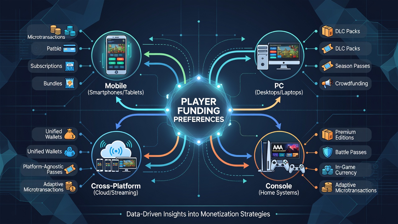 Chart illustrating funding preference shifts between devices during multi-platform gaming sessions in 2026