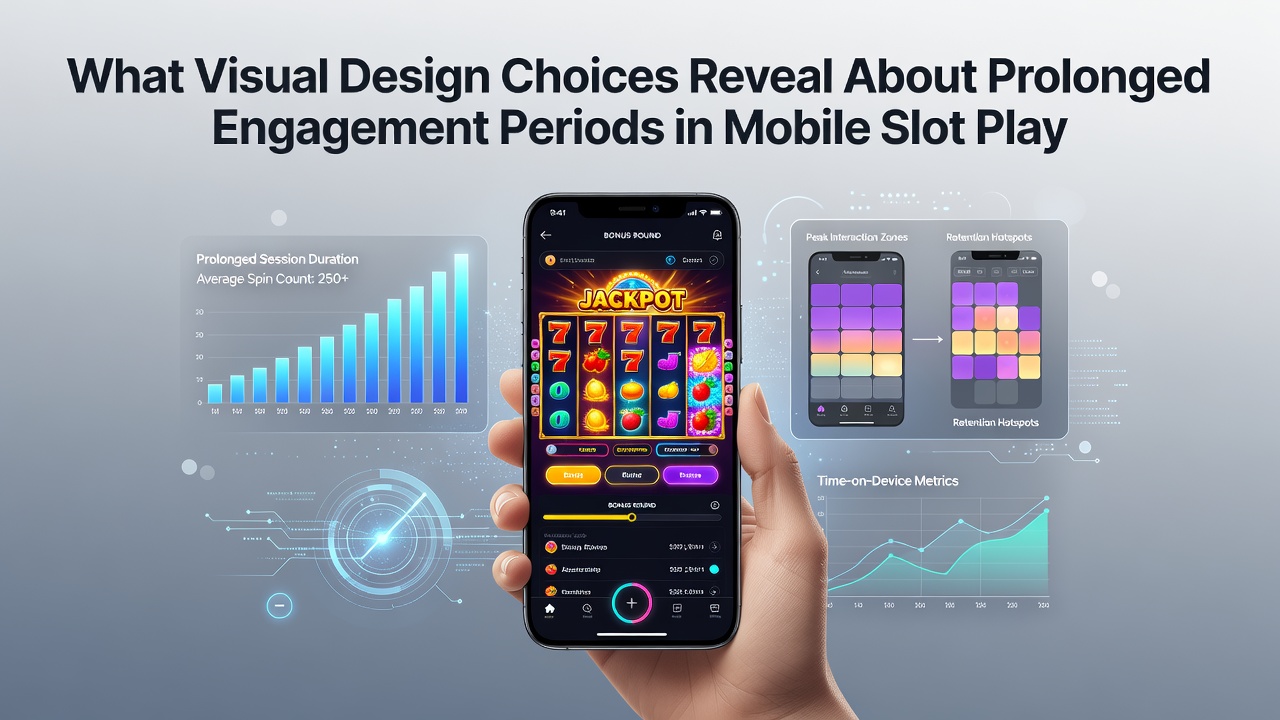Mobile slot game interface showing vibrant color schemes and animated reel elements on a smartphone screen